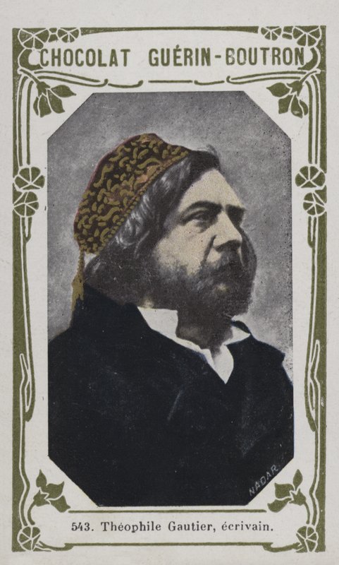 Theophile Gautier ، ecrivain (صورة ملونة) بواسطة المدرسة الفرنسية