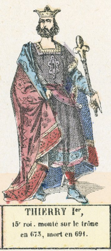 Thierry Ier بواسطة المدرسة الفرنسية