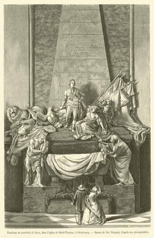 Tombeau du marechal de Saxe, dans l