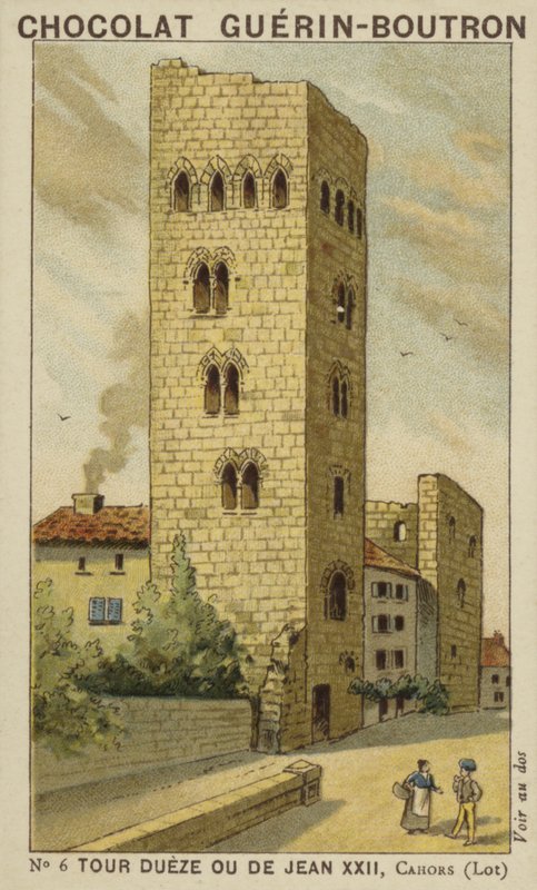 Tour Dueze أو Jean XXII ، Cahors ، Lot بواسطة المدرسة الفرنسية