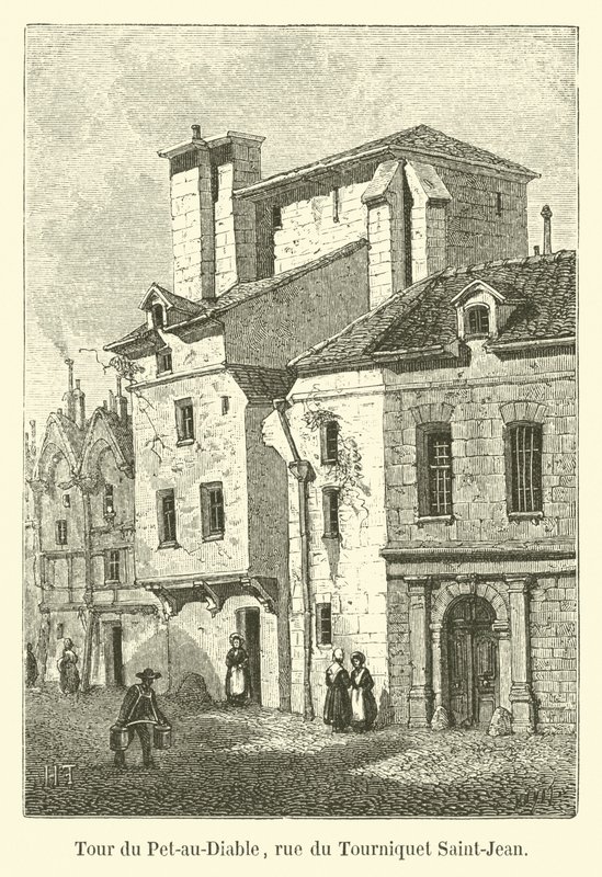 برج Pet-au-Diable ، شارع du Tourniquet Saint-Jean بواسطة المدرسة الفرنسية