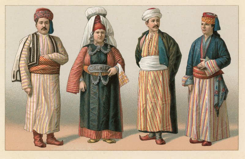 زي تركيا بواسطة المدرسة الفرنسية