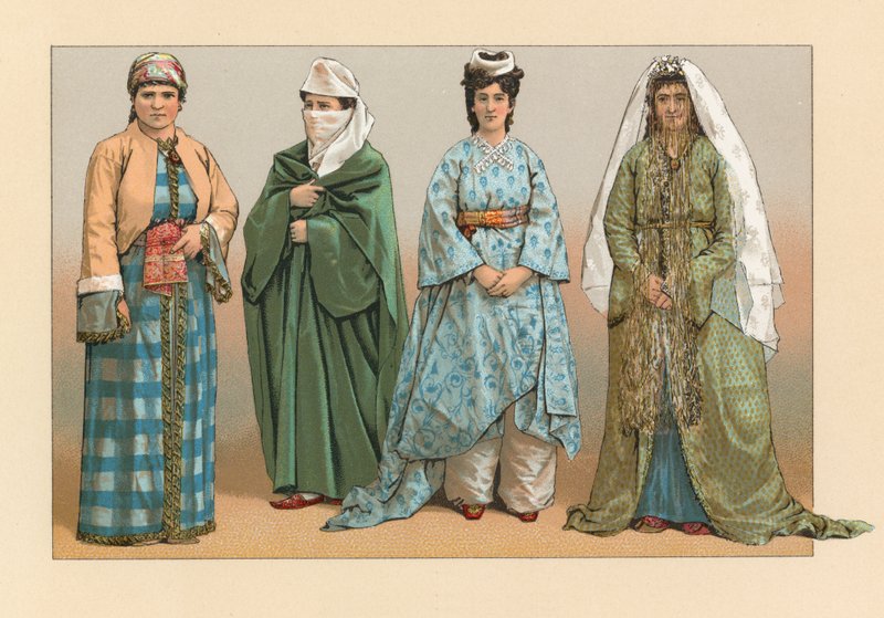 زي تركيا بواسطة المدرسة الفرنسية