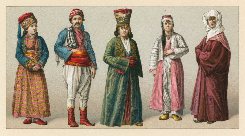 زي تركيا بواسطة المدرسة الفرنسية