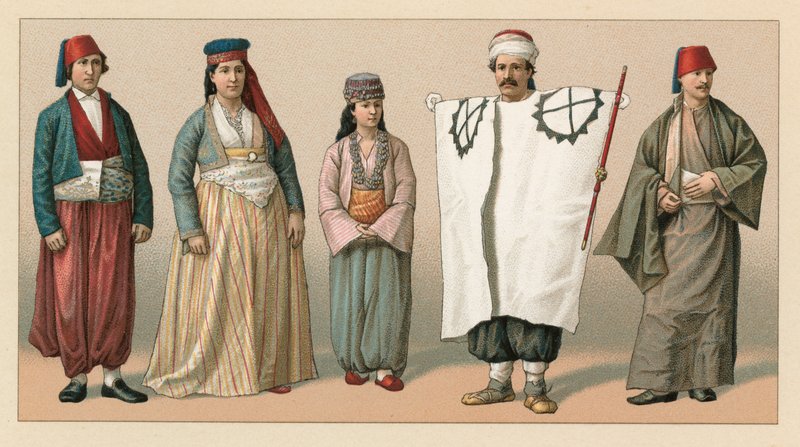 زي تركيا بواسطة المدرسة الفرنسية