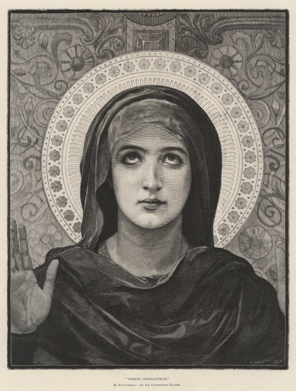 Vierge Consolatrice ، في قصر لوكسمبورج بواسطة المدرسة الفرنسية