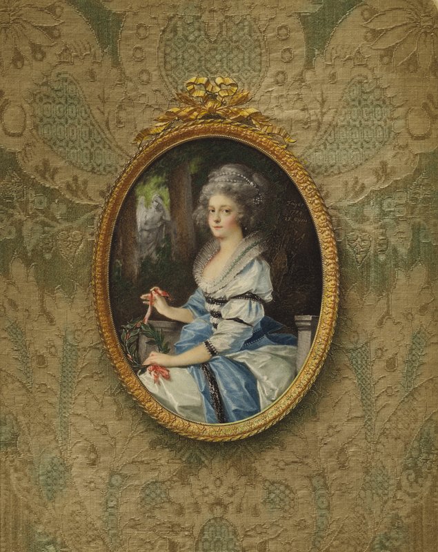 صورة للأميرة إليزابيث فيلهيلمين لويز ، ابنة دوق يوجين من فورتمبيرغ ، 1788 بواسطة فريدريش هاينريش فوجر