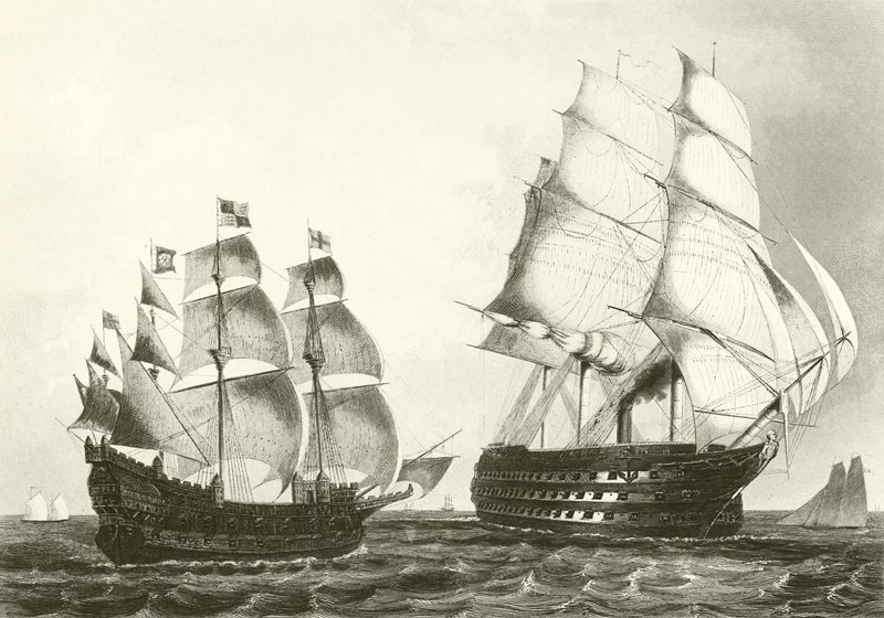 The Great Harry Man-of-War بواسطة جي دبليو تيري