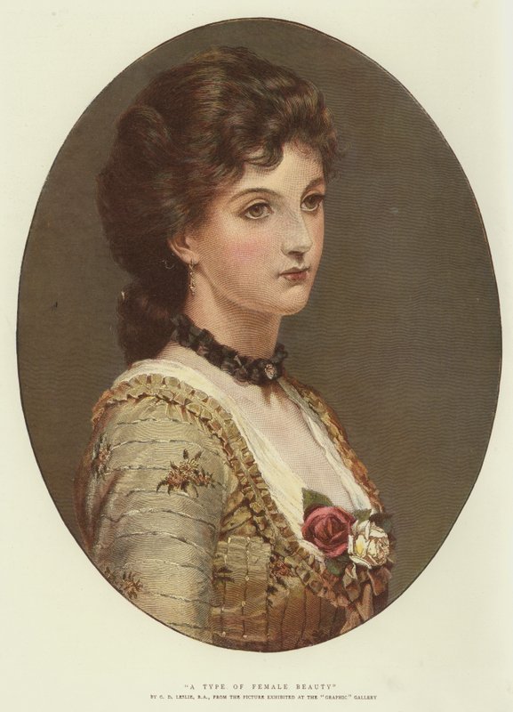 نوع من الجمال الأنثوي (chromolitho) بواسطة جورج دنلوب ليزلي