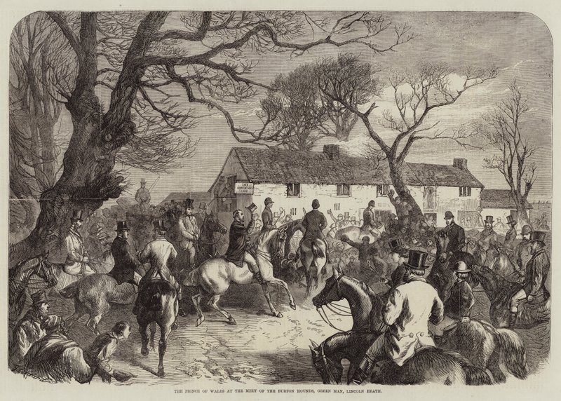 أمير ويلز في لقاء Burton Hounds ، Green Man ، Lincoln Lincoln Heath بواسطة جورج بوفيري جودارد