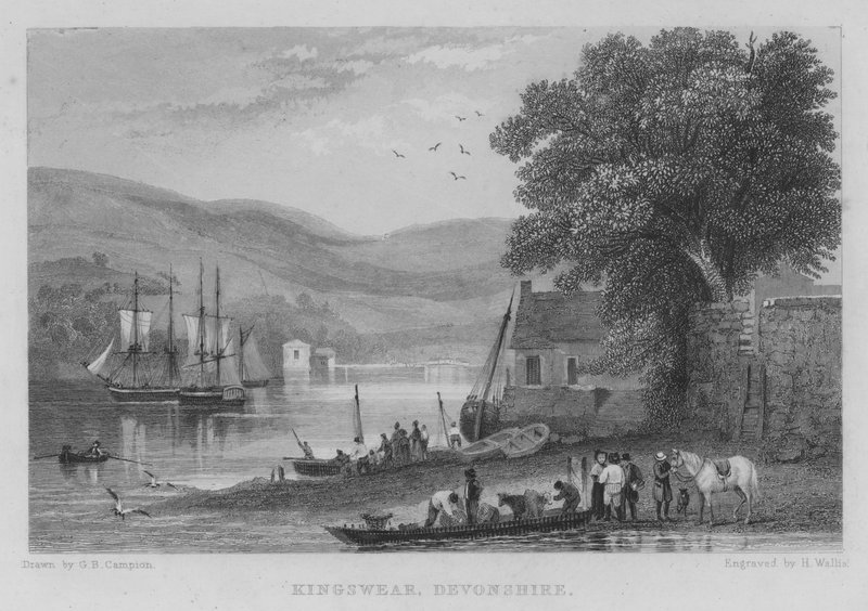 Kingswear ، ديفونشاير (نقش) بواسطة جورج بريانت كامبيون