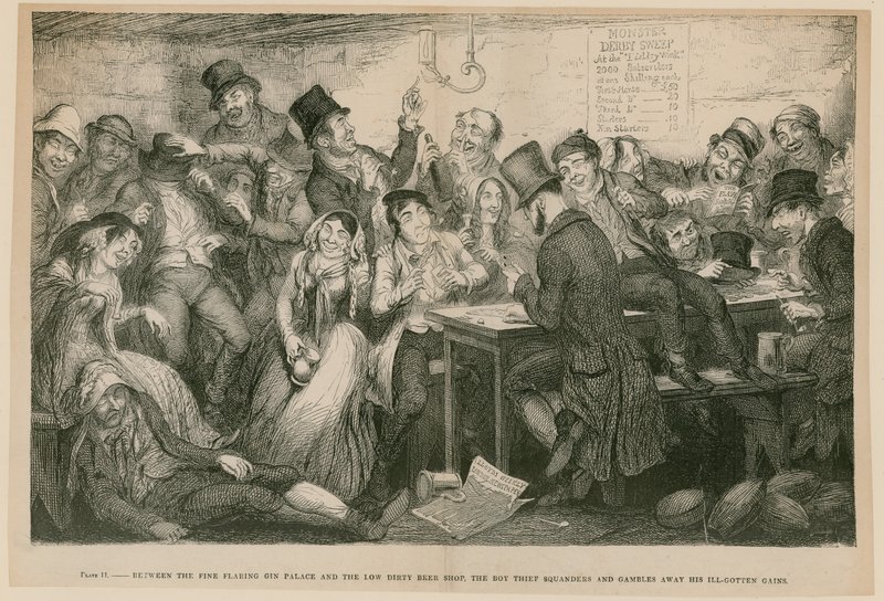 من أطفال السكران ، 1848 بواسطة جورج كروكشانك