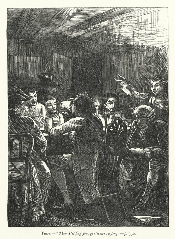 Illustration for She Stoops To Conquer (engraving) بواسطة جورج جون بينويل