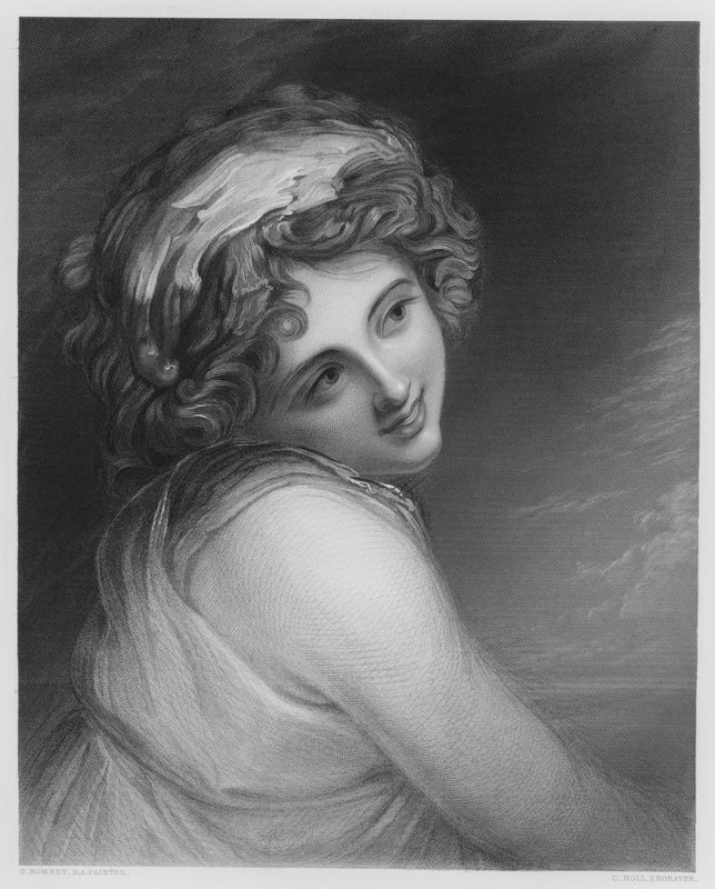 Bacchante ، من الصورة في معرض Vernon بواسطة جورج بعد رومني