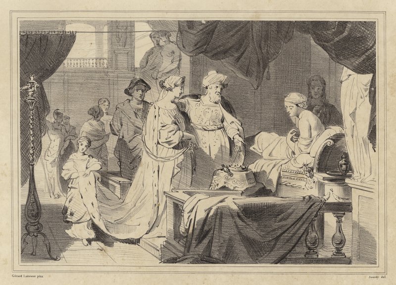 Antiochus و Stratonice بواسطة جيرارد دي لايرس