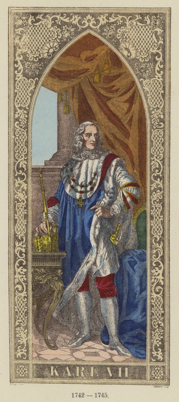 كارل السابع ، 1742-1745 بواسطة المدرسة الألمانية