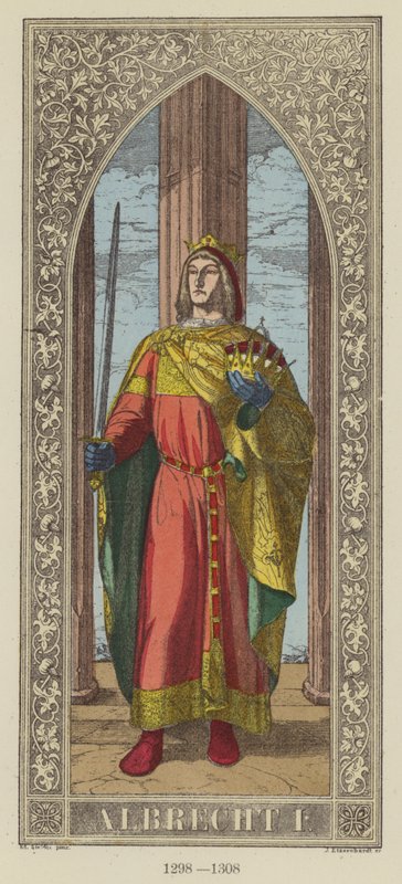 Albrecht I بواسطة المدرسة الألمانية