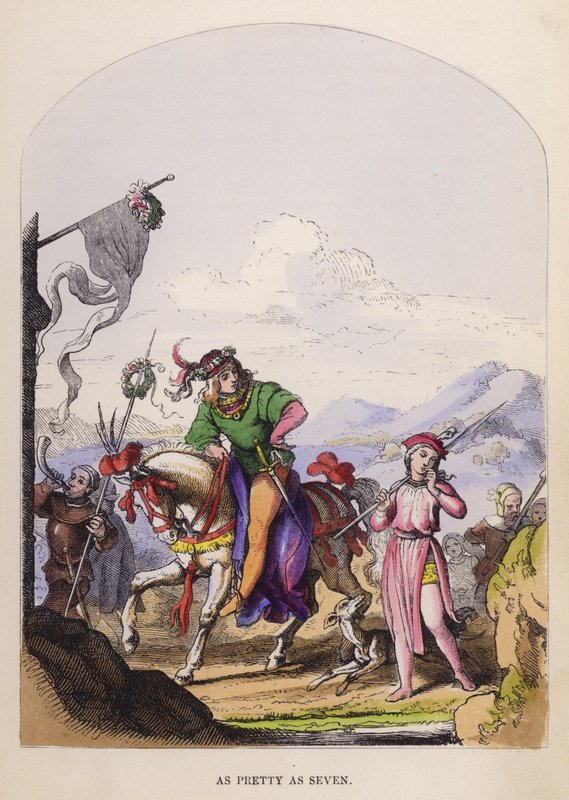 As Pretty As Seven (colour litho) بواسطة المدرسة الألمانية