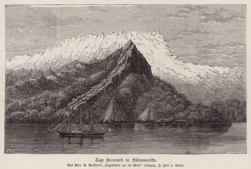 Cape Froward, Chile (engraving) بواسطة المدرسة الألمانية