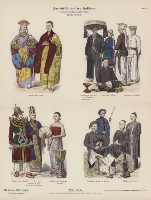 Costumes of Asia بواسطة المدرسة الألمانية