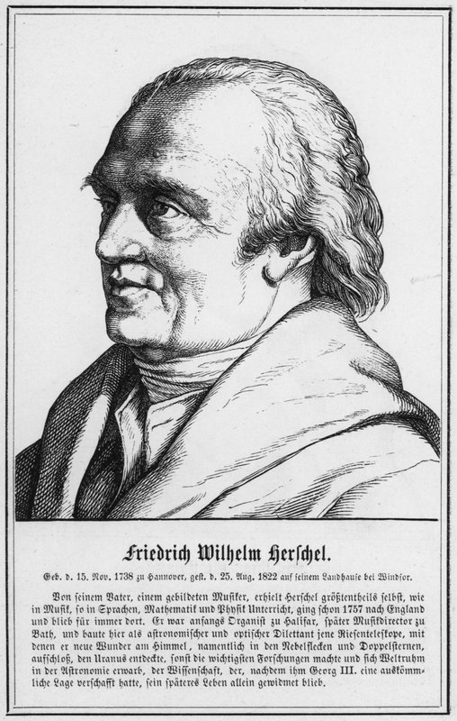 Friedrich Wilhelm Herschel (engraving) بواسطة المدرسة الألمانية