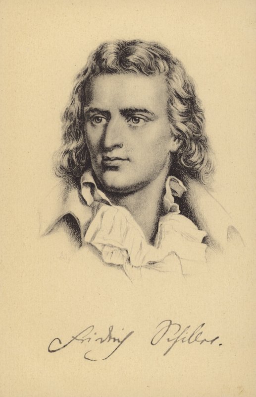 فريدريك فون شيلر (1759-1805)، شاعر وفيلسوف ومؤرخ وكاتب مسرحي ألماني (ليثو) بواسطة المدرسة الألمانية