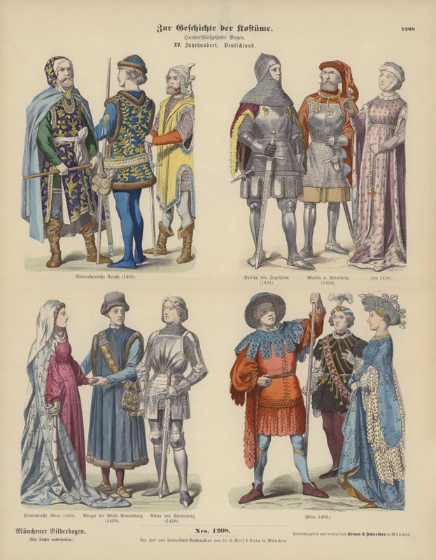 German costumes بواسطة المدرسة الألمانية