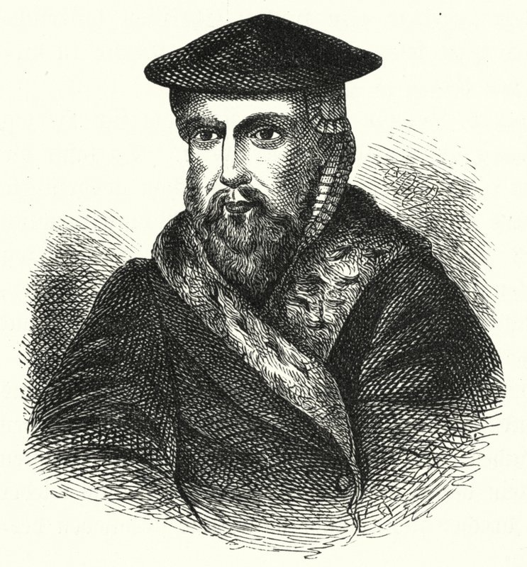 Hans Tausen, Danish Lutheran theologian of the Reformation (engraving) بواسطة المدرسة الألمانية