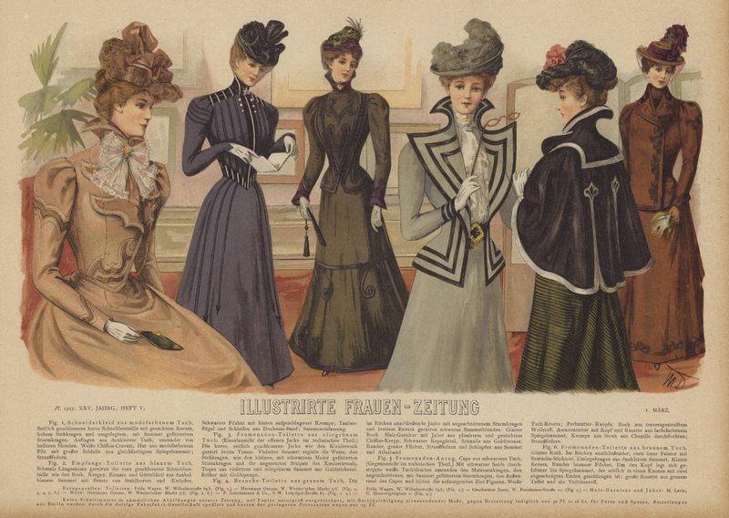 رسم توضيحي لـ Illustrirte Frauen-Zeitung (لون ليثو) بواسطة المدرسة الألمانية