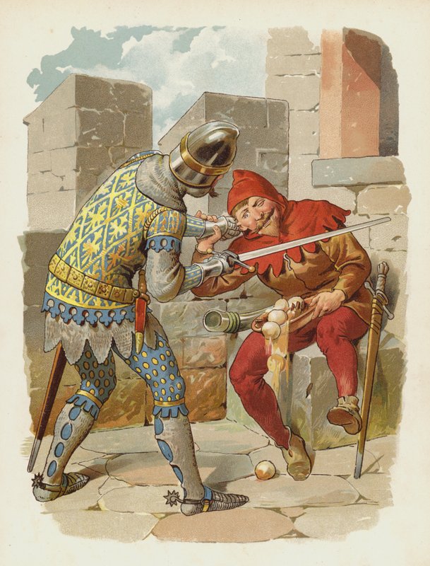 رسم توضيحي لـ Till Eulenspiegel بواسطة المدرسة الألمانية