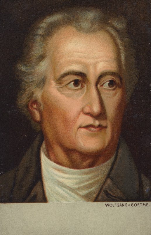 يوهان فولفغانغ فون غوته (1749-1832)، شاعر وروائي وكاتب مسرحي ألماني (كروموليثو) بواسطة المدرسة الألمانية