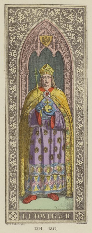 Ludwig D Bavaria بواسطة المدرسة الألمانية