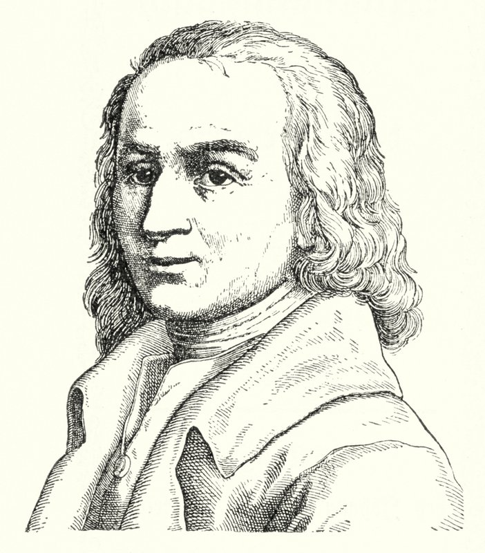 Matthias Claudius, German poet and journalist (engraving) بواسطة المدرسة الألمانية