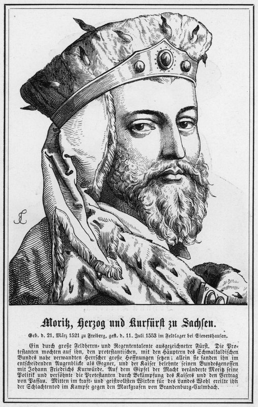 Morik, Herzog und Kurfurst zu Sachsen (engraving) بواسطة المدرسة الألمانية