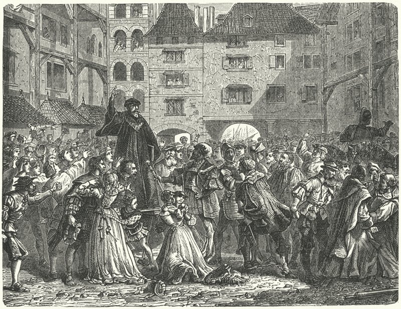 Preacher of the Reformation in Switzerland بواسطة المدرسة الألمانية