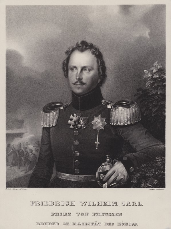 Prince Wilhelm of Prussia (1783-1851), brother of King Frederick William III (litho) بواسطة المدرسة الألمانية