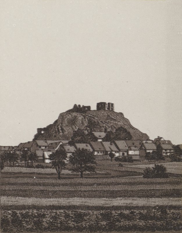 Ruin Engelhaus (ليثو) بواسطة المدرسة الألمانية