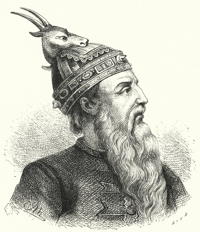 Skanderbeg, Albanian nobleman and military commander (engraving) بواسطة المدرسة الألمانية