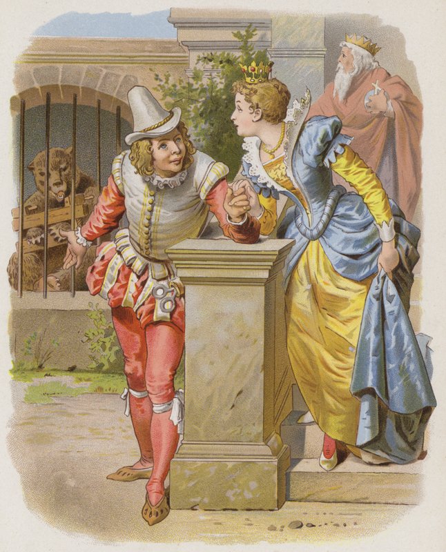 الخياط الذكي الصغير (Chromolitho) بواسطة المدرسة الألمانية