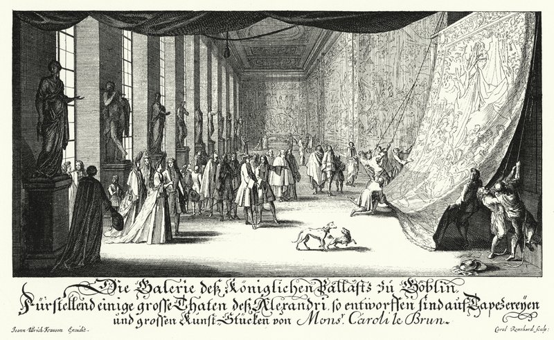The Galerie des Gobelins ، باريس (نقش) بواسطة المدرسة الألمانية