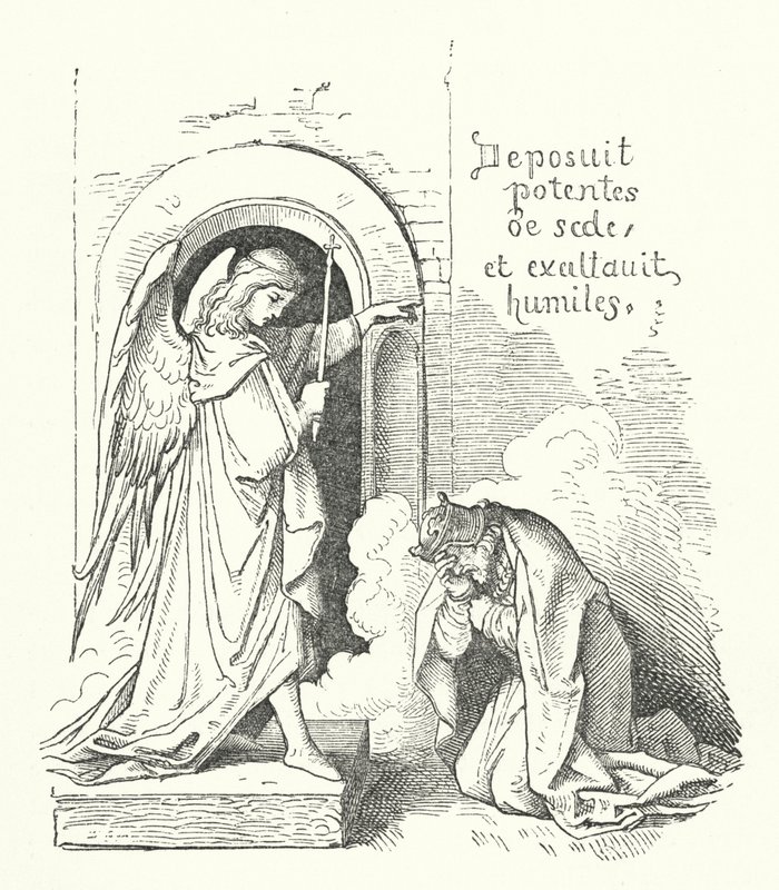 The Haughty King (engraving) بواسطة المدرسة الألمانية