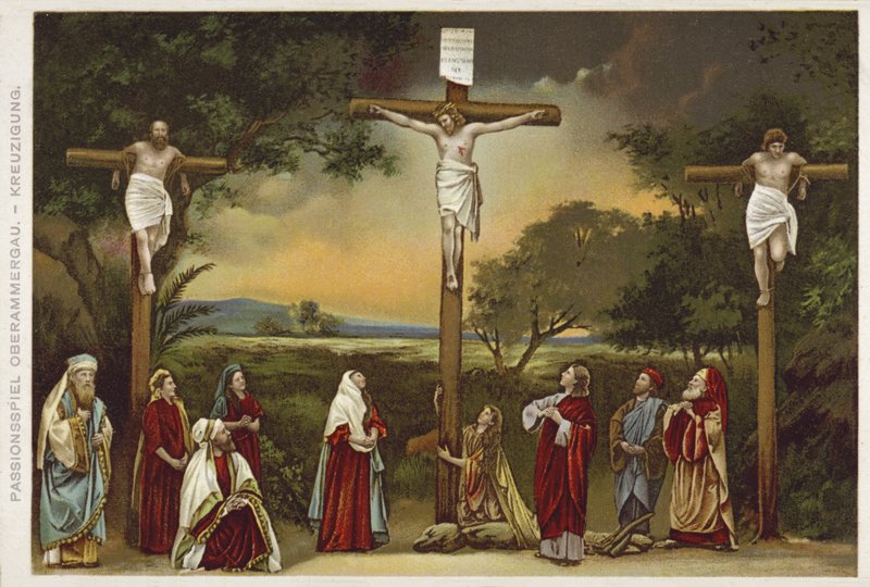 The Passion Play، Oberammergau بواسطة المدرسة الألمانية