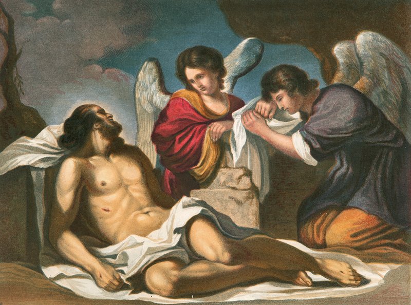 قبر المسيح بواسطة جيوفاني فرانشيسكو باربيري (Il Guercino)