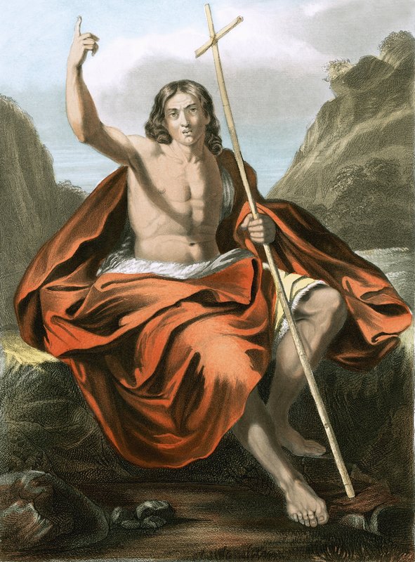 يوحنا المعمدان بواسطة جيوفاني فرانشيسكو باربيري (Il Guercino)