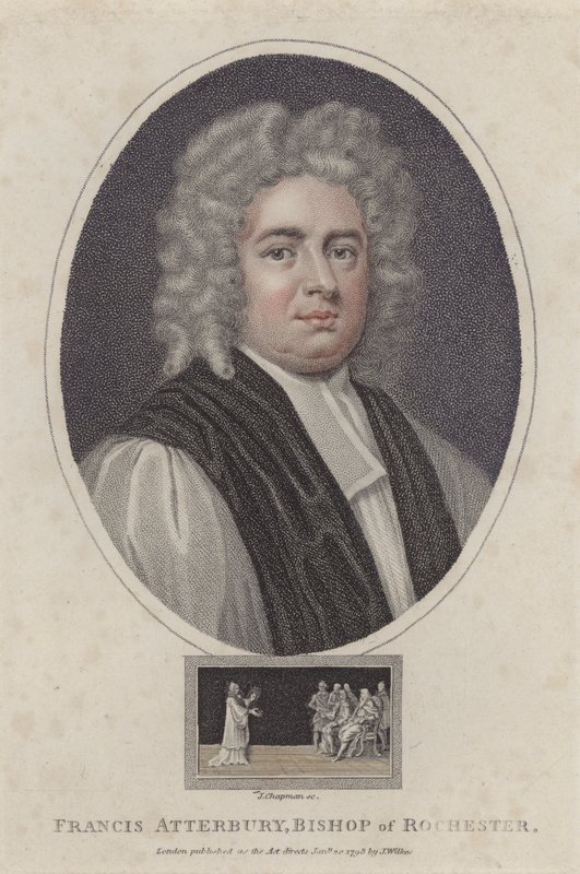 فرانسيس اتربري ، أسقف روتشستر (نقش ملون) بواسطة Godfrey (بعد) Kneller