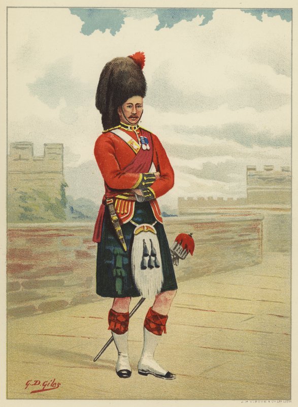 42 ، الساعة السوداء (Royal Highlanders) بواسطة جودفري دوجلاس جايلز
