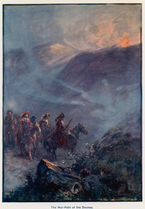 رسم توضيحي لـ Lorna Doone بواسطة جوردون فريدريك براون