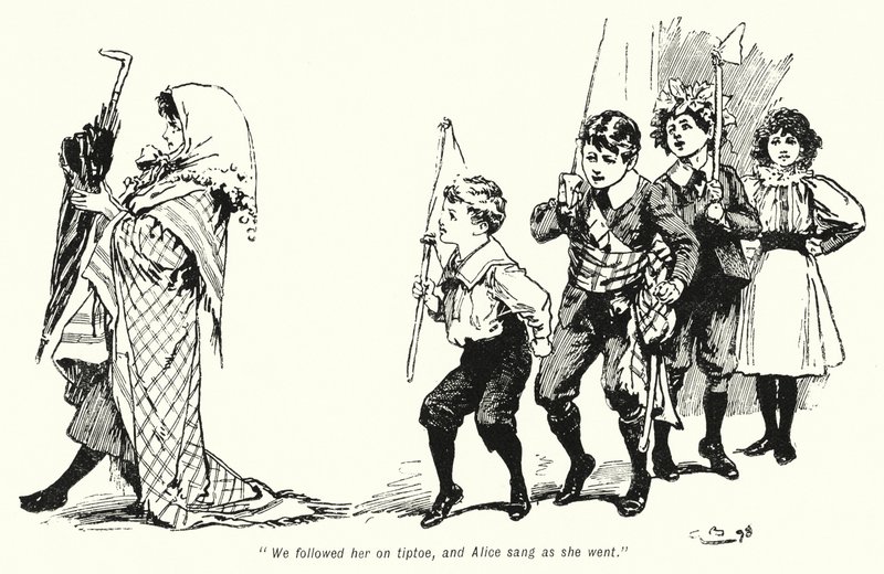 رسم توضيحي لقصة الباحثين عن الكنز بواسطة E Nesbit (litho) بواسطة جوردون فريدريك براون