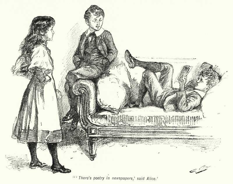 رسم توضيحي لقصة الباحثين عن الكنز بواسطة E Nesbit (litho) بواسطة جوردون فريدريك براون