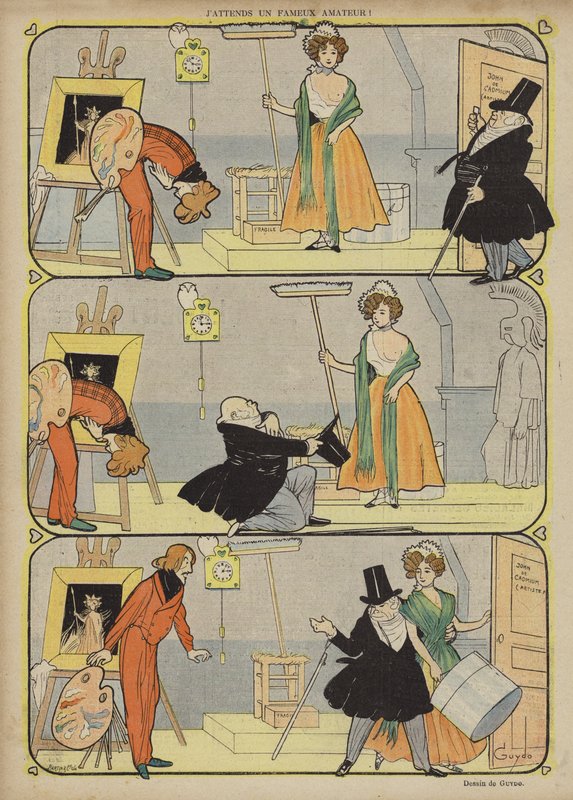 رسم توضيحي لـ Le Rire بواسطة Guillaume Le Barrois dOrgeval